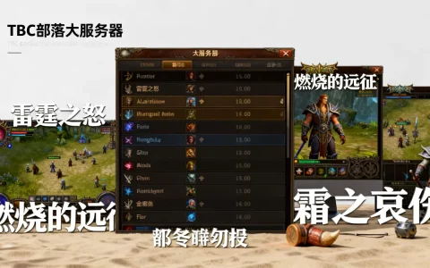 TBC部落大服务器有哪些？,哪个服务器最火爆。
