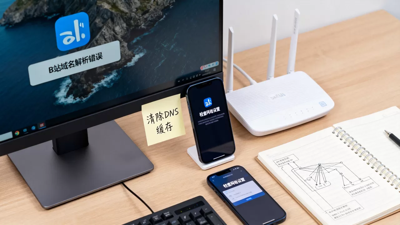 B站域名解析错误是什么原因,B站打不开怎么解决? B站域名解析错误是什么原因,B站打不开怎么解决?