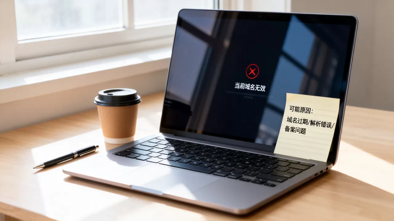 网站提示当前域名无效该怎么办,是什么原因导致的? 网站提示当前域名无效该怎么办,是什么原因导致的?