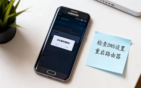 三星手机DNS服务器错误怎么办，网络连不上是什么原因？