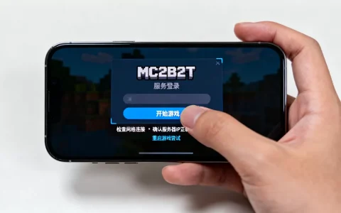 手机版mc2b2t服务器怎么进，进不去怎么办？