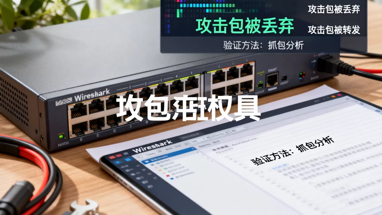 防护生效的标志是攻击包被丢弃还是被转发,如何验证? 防护生效的标志是攻击包被丢弃还是被转发,如何验证?