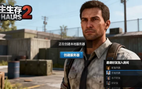 求生之路2怎么进入自己创建的服务器，好友怎么加入你的房间