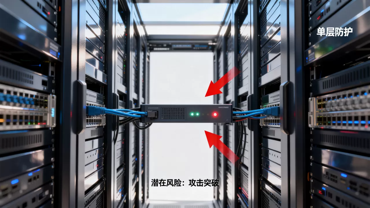 高防架构只靠单层防护为什么不行,有哪些潜在风险? 高防架构只靠单层防护为什么不行,有哪些潜在风险?