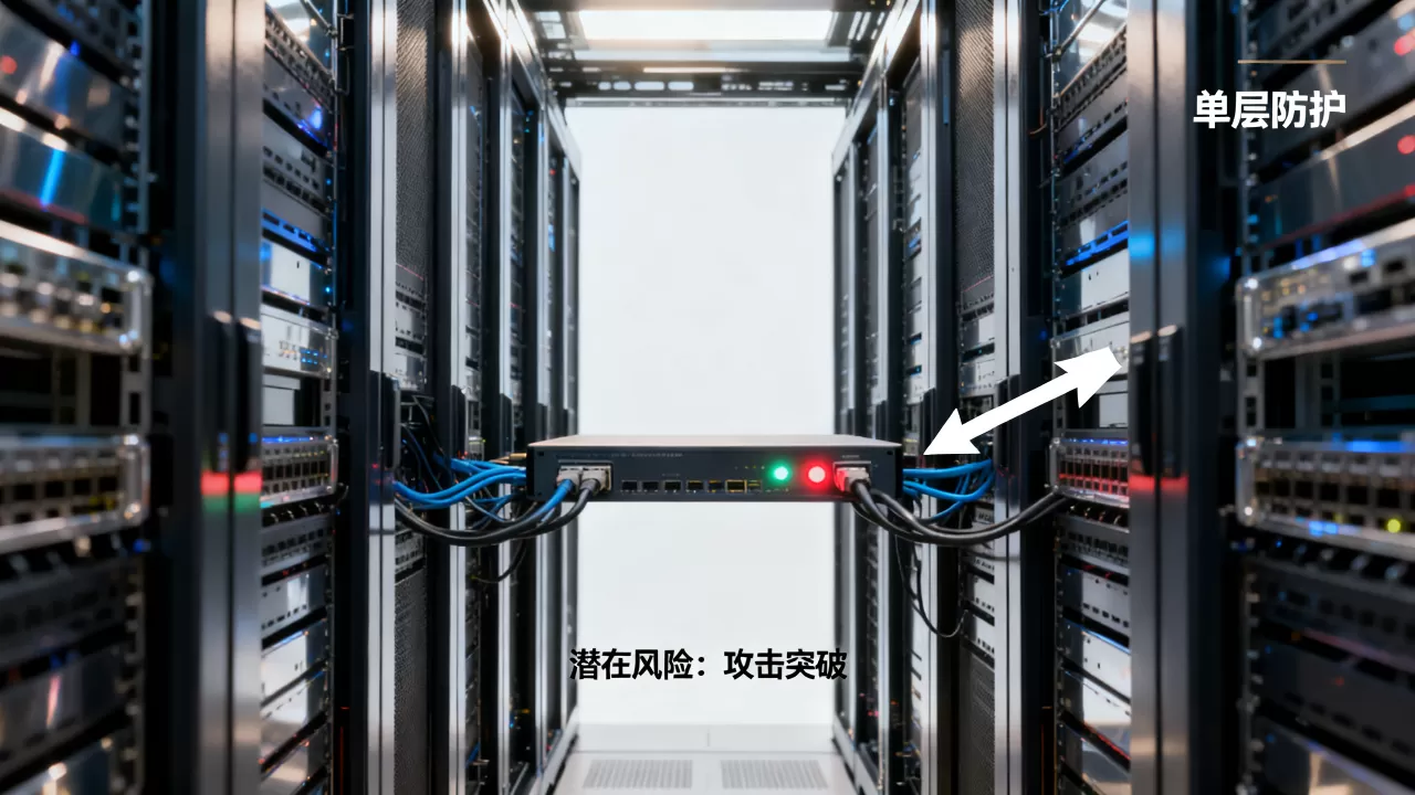 高防架构只靠单层防护为什么不行,有哪些潜在风险? 高防架构只靠单层防护为什么不行,有哪些潜在风险?