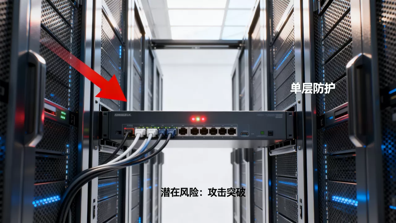 高防架构只靠单层防护为什么不行,有哪些潜在风险? 高防架构只靠单层防护为什么不行,有哪些潜在风险?