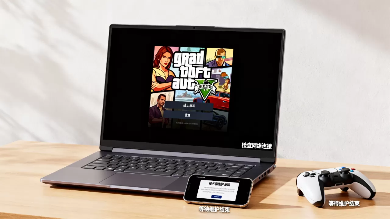 为什么GTA5线上今天服务器突然维护?,线上模式连不上怎么办? 为什么GTA5线上今天服务器突然维护?,线上模式连不上怎么办?