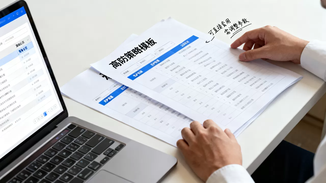 高防策略模板可不可以直接拿来套用,怎么用? 高防策略模板可不可以直接拿来套用,怎么用?