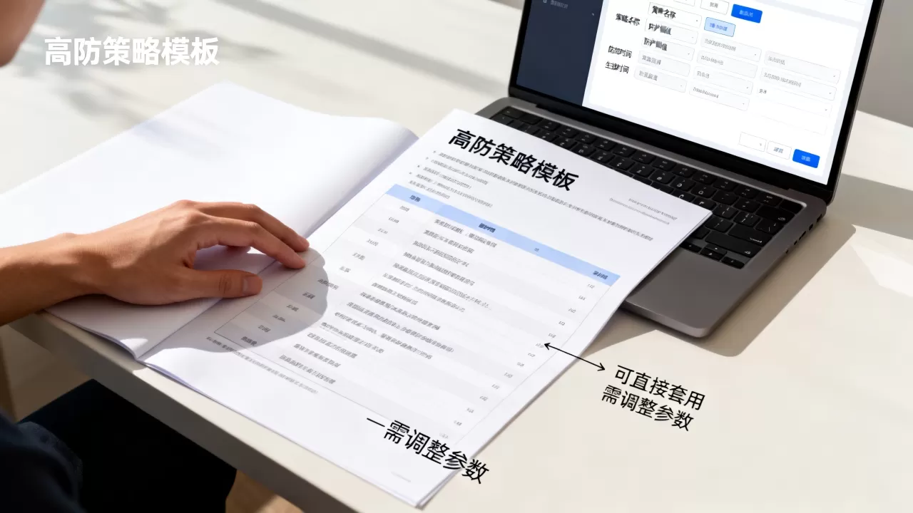 高防策略模板可不可以直接拿来套用,怎么用? 高防策略模板可不可以直接拿来套用,怎么用?