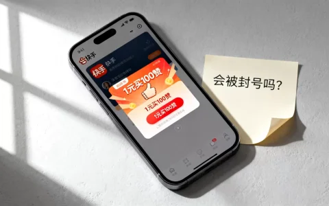 快手一块钱买100个攒是真的吗，会不会被封号？