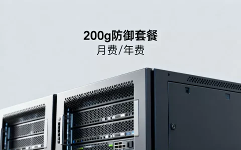 服务器200g防御价格多少，怎么收费？