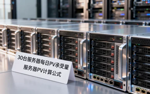 30台服务器每日能承受多少PV，服务器PV计算公式？