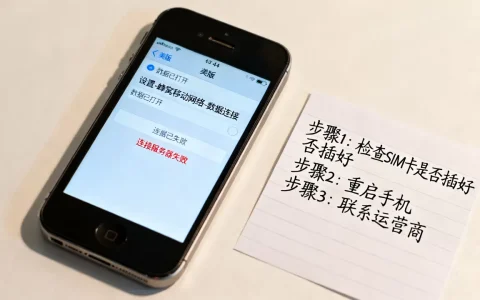 美版4s怎么打开数据连接服务器，连接不上怎么办？