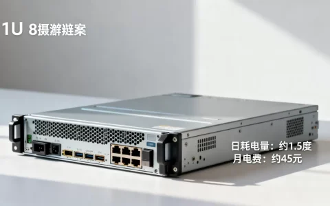 1U服务器一天耗电多少度，1u服务器一个月电费多少钱？