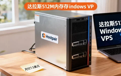 Hostpair达拉斯512M内存Windows VPS月付7.5美元靠谱吗，便宜Windows VPS有哪些