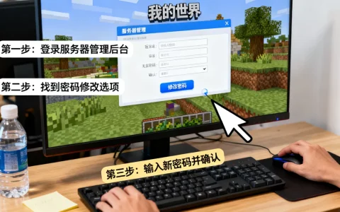 我的世界电脑版服务器ip如何改密码，ip改密码怎么操作