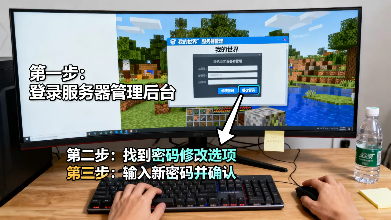我的世界电脑版服务器ip如何改密码,ip改密码怎么操作 我的世界电脑版服务器ip如何改密码,ip改密码怎么操作