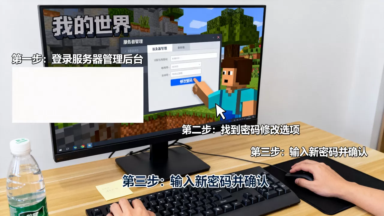 我的世界电脑版服务器ip如何改密码,ip改密码怎么操作 我的世界电脑版服务器ip如何改密码,ip改密码怎么操作