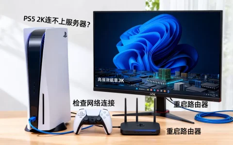 为什么PS5 2K连不上服务器？，解决方法有哪些