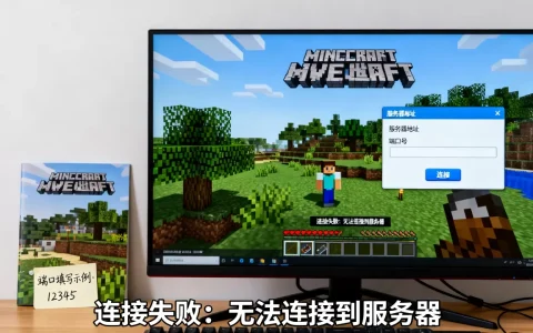 我的世界Java版服务器端口怎么填，连接失败怎么办？