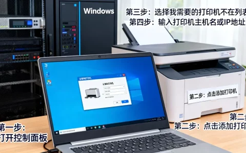 win10如何添加服务器网络打印机驱动？，详细步骤是什么？
