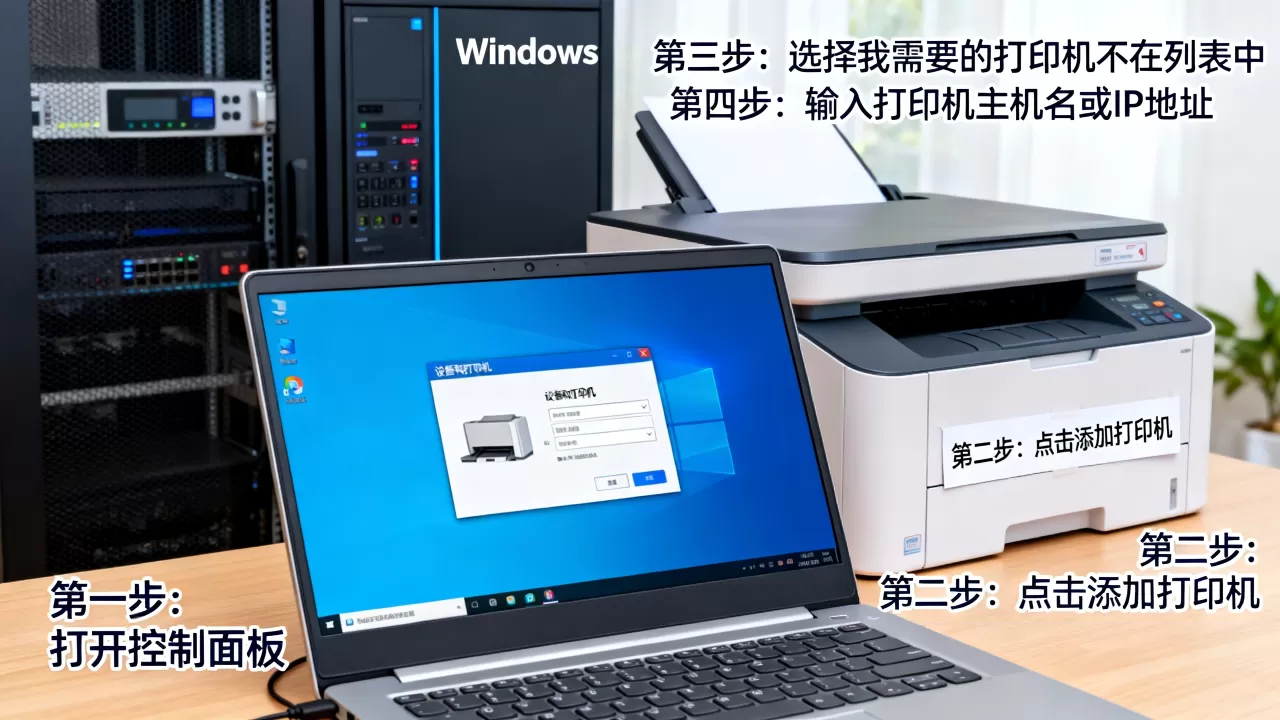 win10如何添加服务器网络打印机驱动?,详细步骤是什么? win10如何添加服务器网络打印机驱动?,详细步骤是什么?