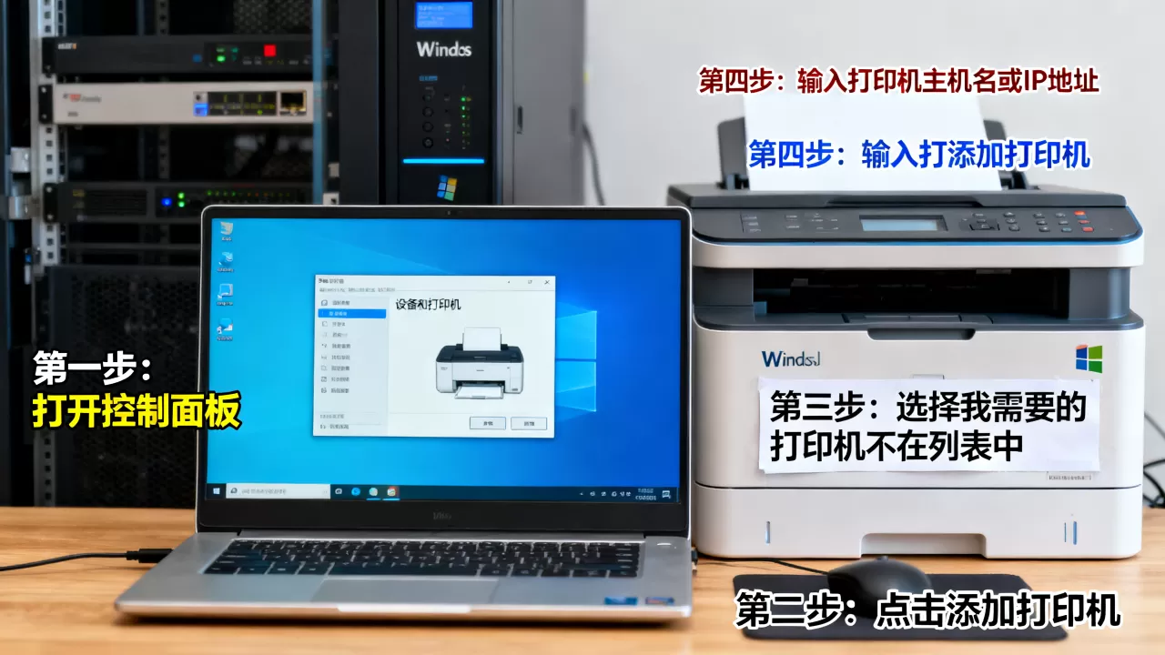 win10如何添加服务器网络打印机驱动?,详细步骤是什么? win10如何添加服务器网络打印机驱动?,详细步骤是什么?