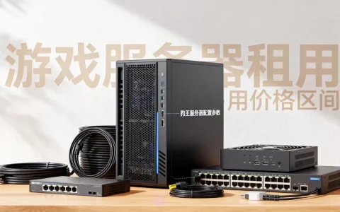 狗王服务器一个多少钱，游戏服务器租用多少钱？