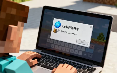 我的世界ice服务器符号是什么，怎么输入？