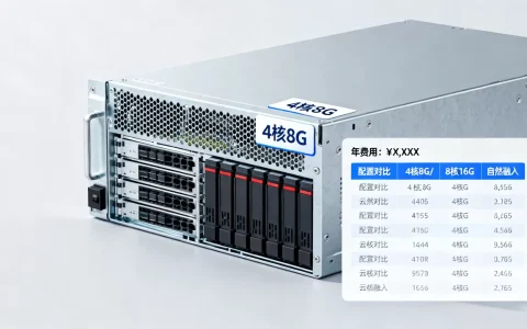 4核8g服务器多少钱一年？,云服务器价格配置对比？