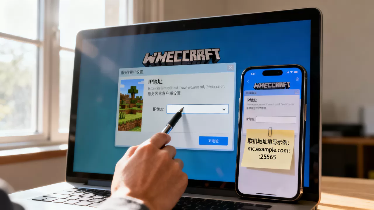 我的世界服务器客户端IP如何修改?,我的世界联机地址怎么填? 我的世界服务器客户端IP如何修改?,我的世界联机地址怎么填?