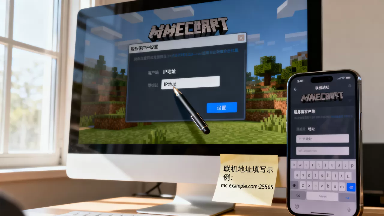 我的世界服务器客户端IP如何修改?,我的世界联机地址怎么填? 我的世界服务器客户端IP如何修改?,我的世界联机地址怎么填?