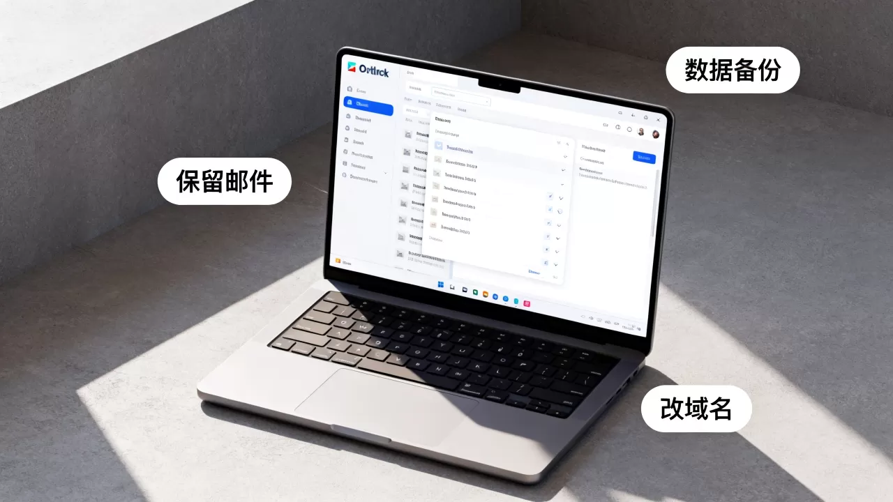 Outlook改域名怎样保留邮件,改域名后数据会丢吗 Outlook改域名怎样保留邮件,改域名后数据会丢吗