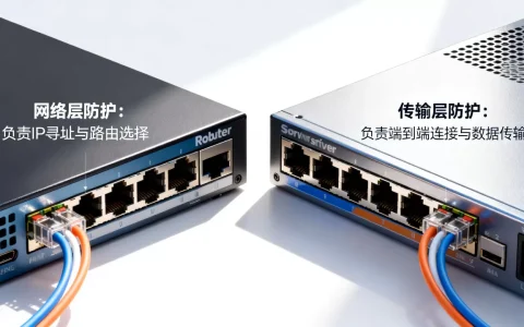 网络层与传输层防护如何分工，有什么区别？