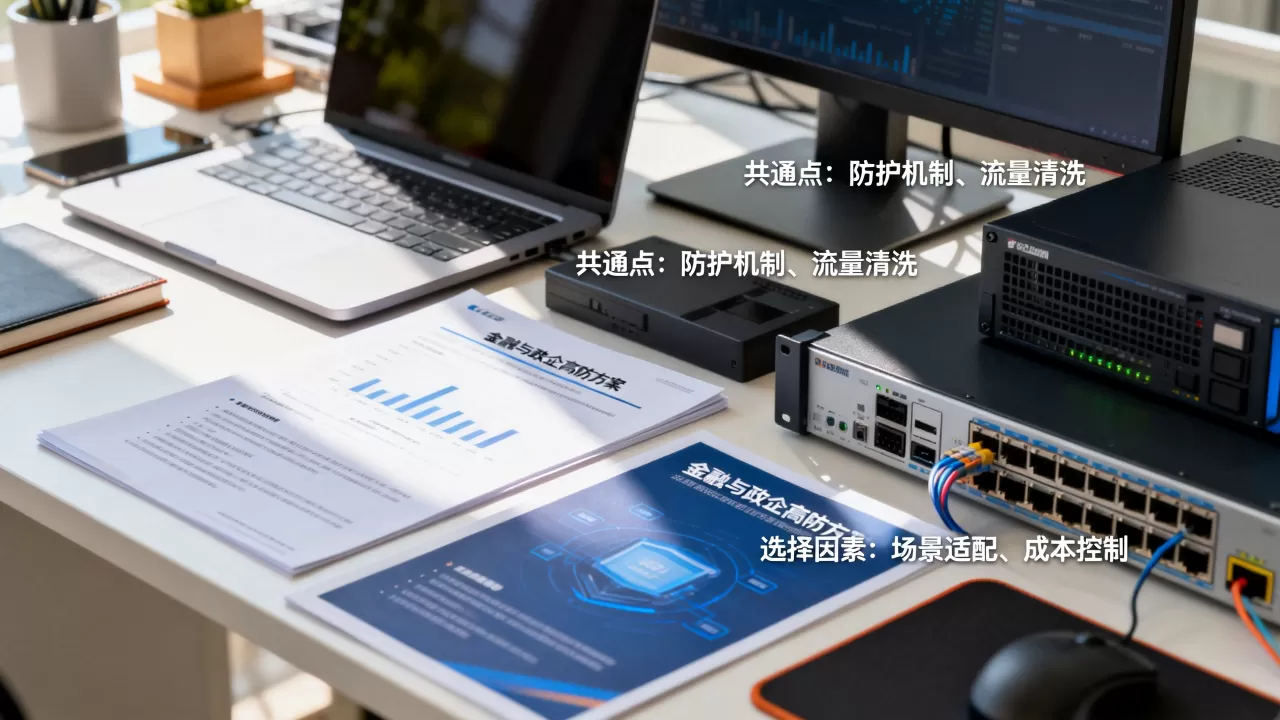 金融高防与政企高防方案有何共通点,高防方案怎么选 金融高防与政企高防方案有何共通点,高防方案怎么选