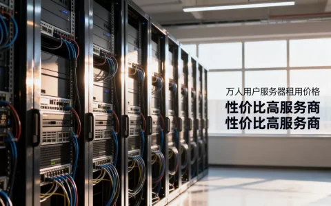 万人用户服务器租用价格多少钱一个月，哪家服务商性价比高