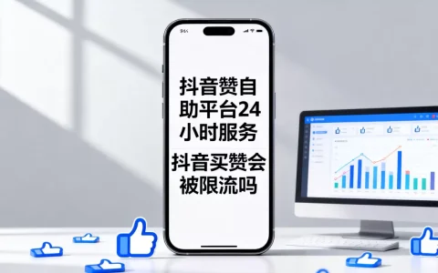 抖音赞自助平台24小时服务靠谱吗，抖音买赞会被限流吗