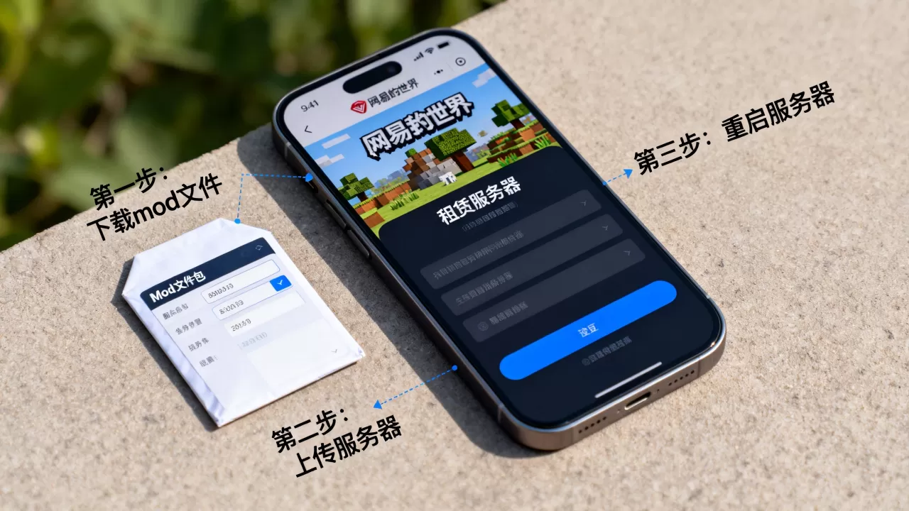 手机版网易我的世界租赁服务器如何加mod?,怎么做 手机版网易我的世界租赁服务器如何加mod?,怎么做