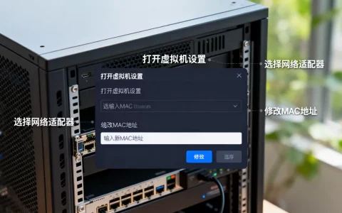 虚拟机克隆的服务器怎么改mac地址呢，有什么方法？