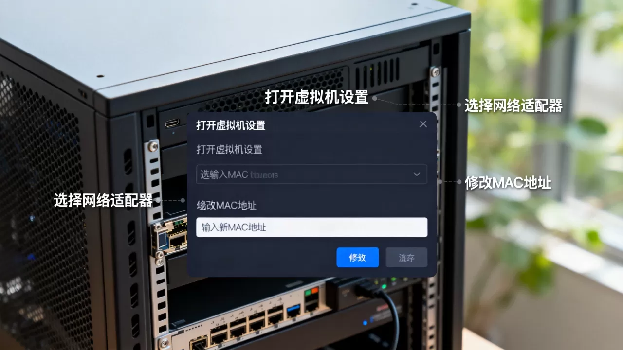 虚拟机克隆的服务器怎么改mac地址呢,有什么方法? 虚拟机克隆的服务器怎么改mac地址呢,有什么方法?