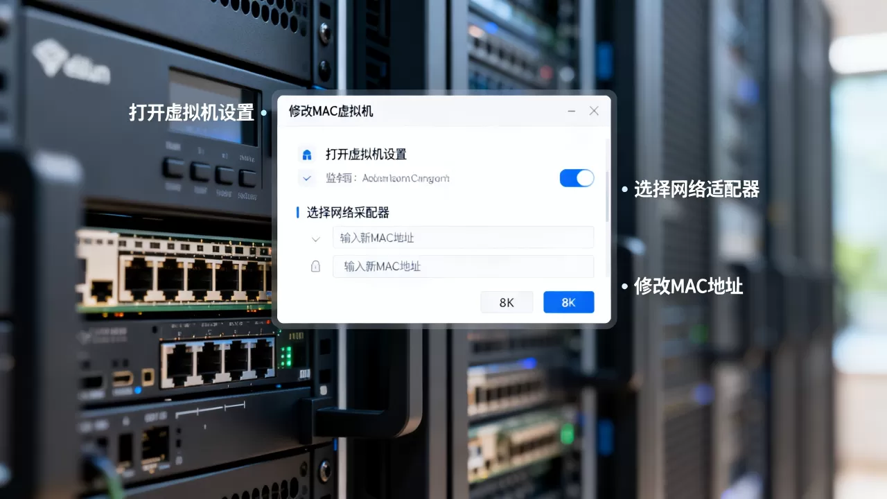 虚拟机克隆的服务器怎么改mac地址呢,有什么方法? 虚拟机克隆的服务器怎么改mac地址呢,有什么方法?