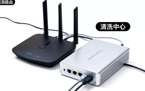 黑洞路由与清洗中心是如何配合的呢，怎么配置？