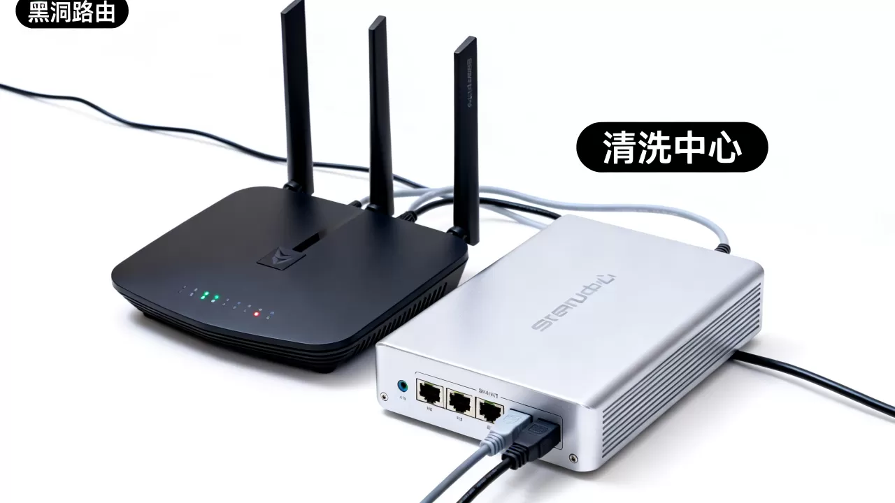 黑洞路由与清洗中心是如何配合的呢,怎么配置? 黑洞路由与清洗中心是如何配合的呢,怎么配置?
