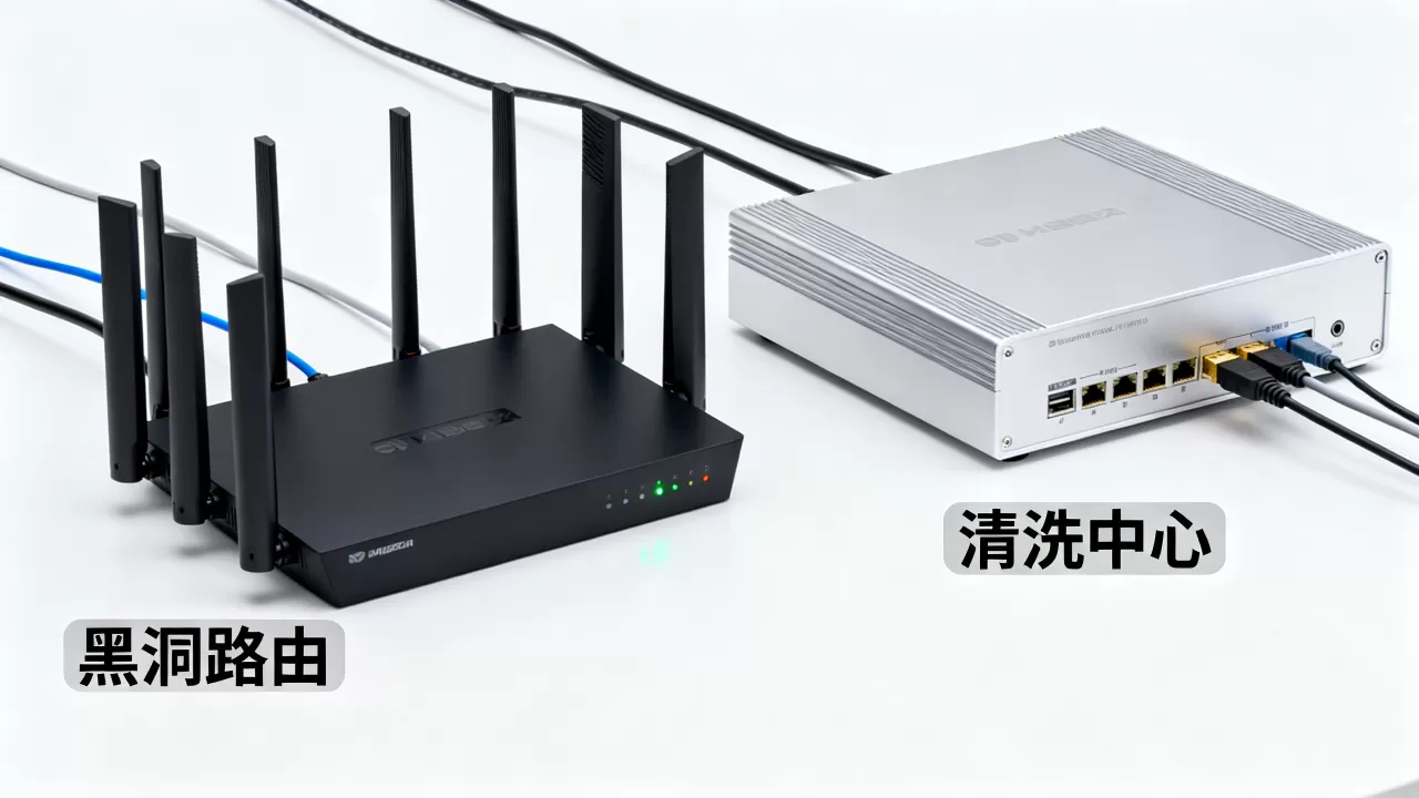 黑洞路由与清洗中心是如何配合的呢,怎么配置? 黑洞路由与清洗中心是如何配合的呢,怎么配置?