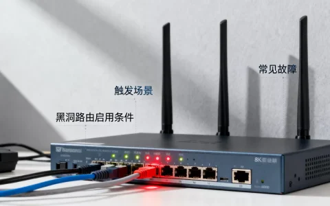 黑洞路由何时会被启用？有哪些触发条件，常见故障场景是什么