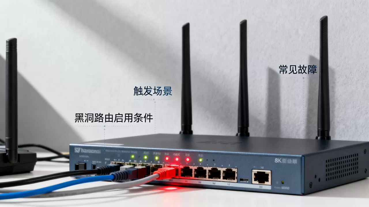黑洞路由何时会被启用?有哪些触发条件,常见故障场景是什么 黑洞路由何时会被启用?有哪些触发条件,常见故障场景是什么