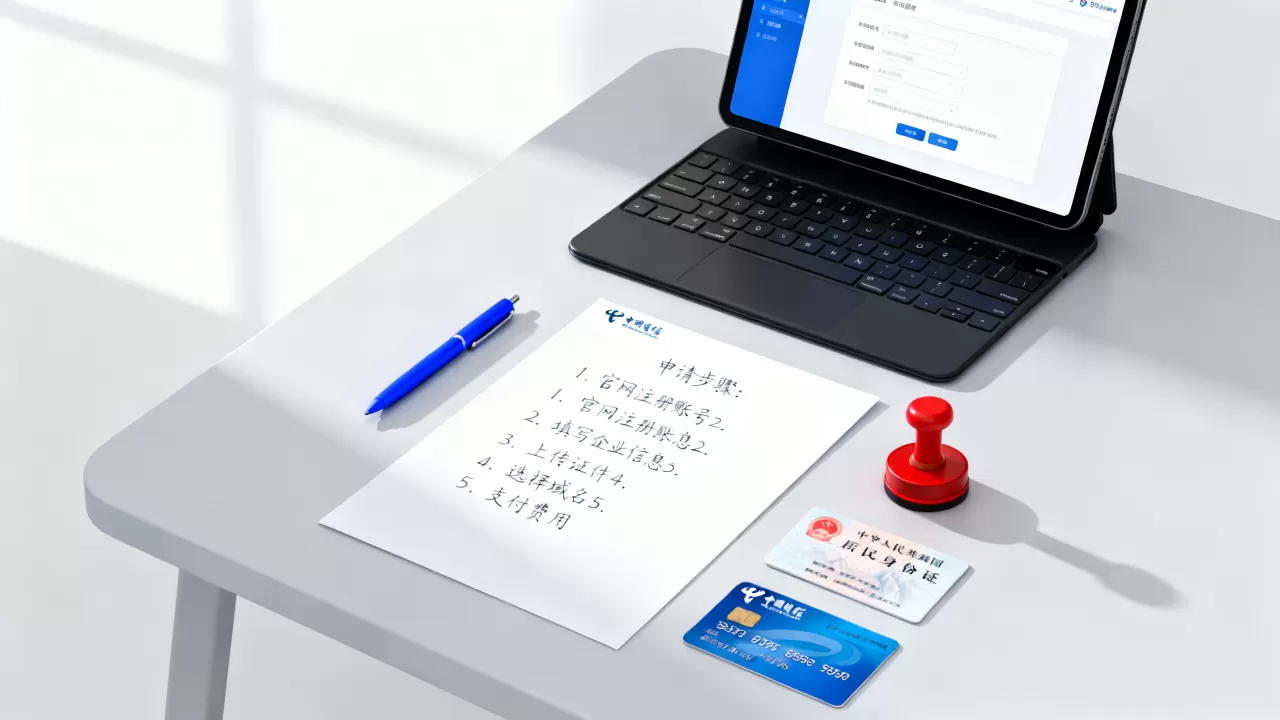 中国电信域名怎么申请,需要准备哪些材料和费用 中国电信域名怎么申请,需要准备哪些材料和费用
