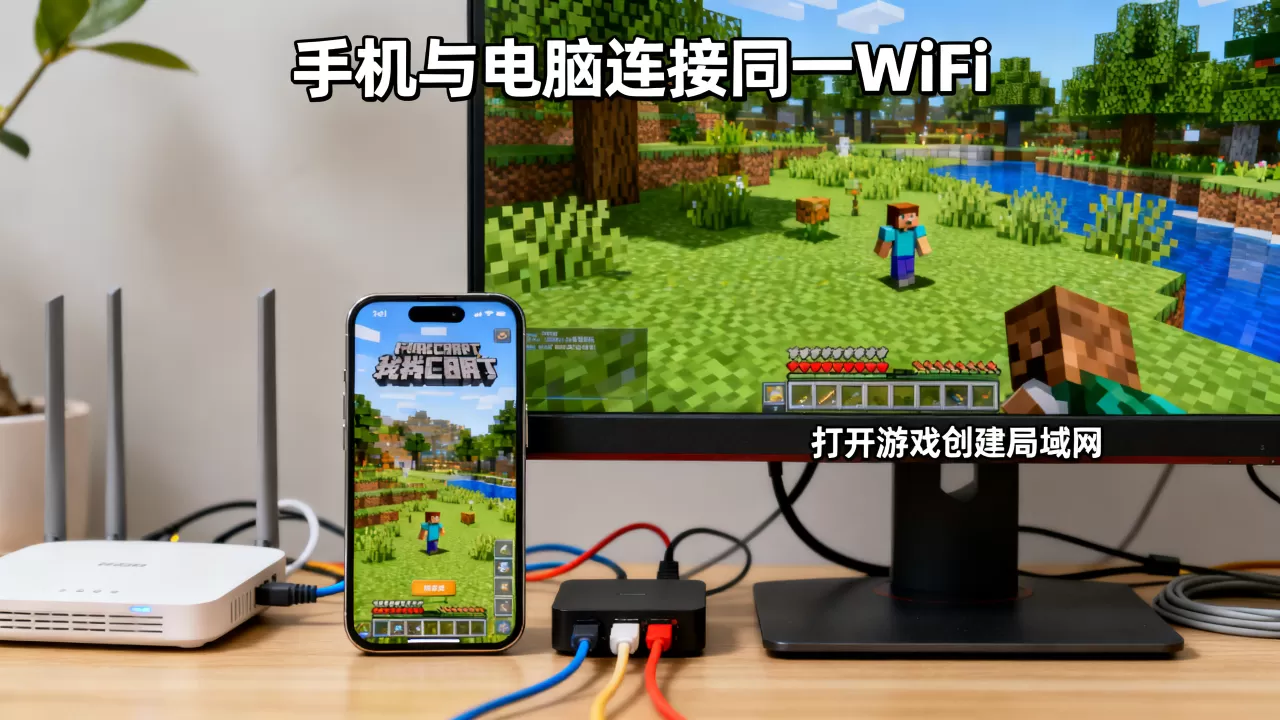 我的世界局域网联机服务器怎么弄,手机电脑能一起玩吗 我的世界局域网联机服务器怎么弄,手机电脑能一起玩吗