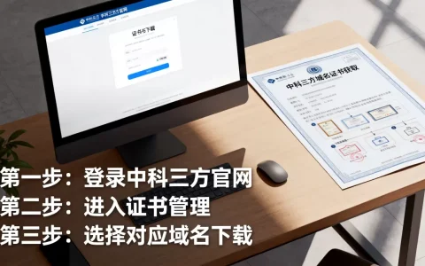 中科三方域名证书怎么获取？在哪里可以下载？