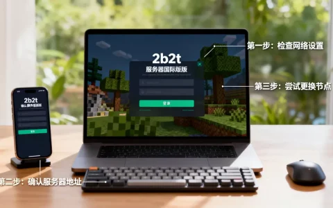 怎么登2b2t服务器国际版？,进不去怎么办